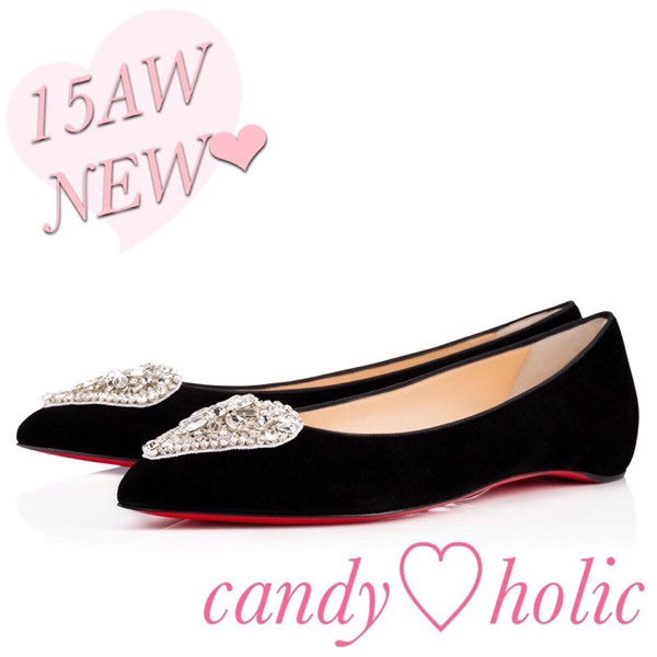 ルブタン 靴 コピー Christian Louboutin 16AW限定 Cristacora Flat Black