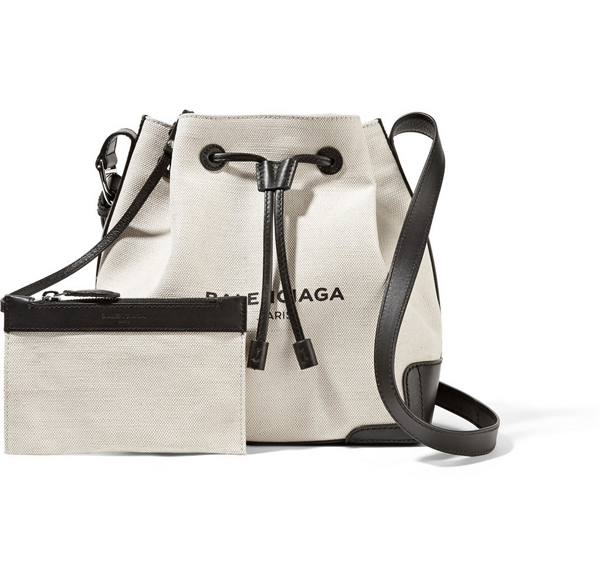 2016新作 バイカラー!バレンシアガスーパーコピー Balenciaga キャンバス地バケットバッグ