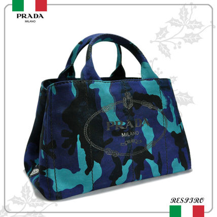 PRADA【3色】大人気のカモフラージュ(迷彩)2WayカナパトートM