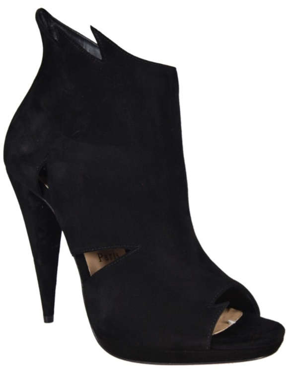 ルブタン 靴 コピー 【関税送料無し】C.Louboutin belfeconica Open Toe Ankle Boots