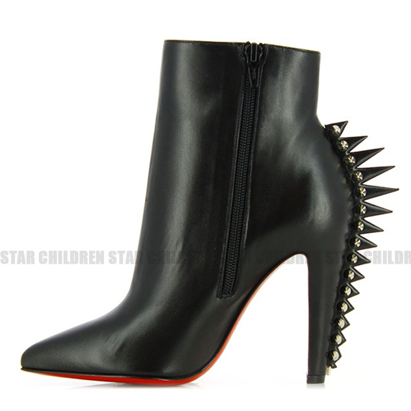 ルブタン 靴 コピー 新作SALE♪美エッジイ♥ルブタン Electroboot100,Black