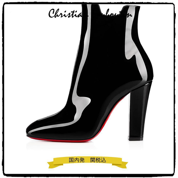 ルブタン 靴 コピー 国内発 関税込 Christian Louboutin ブーツ 100mm
