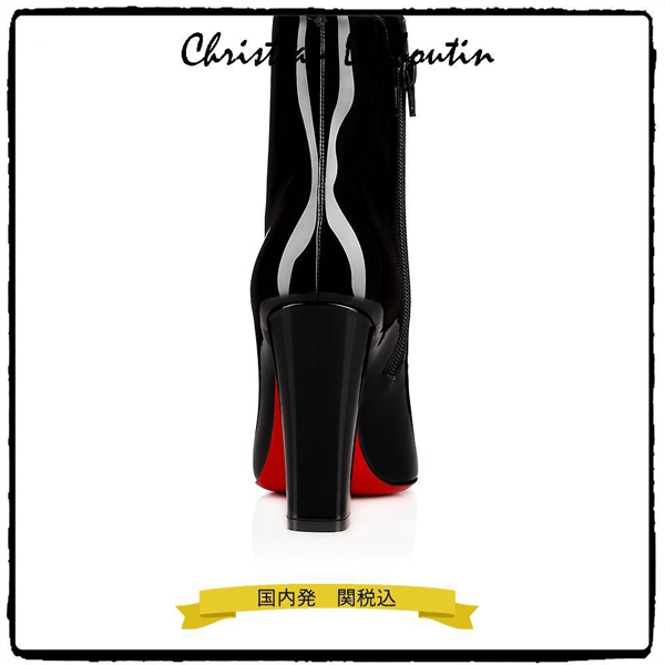 ルブタン 靴 コピー 国内発 関税込 Christian Louboutin ブーツ 100mm