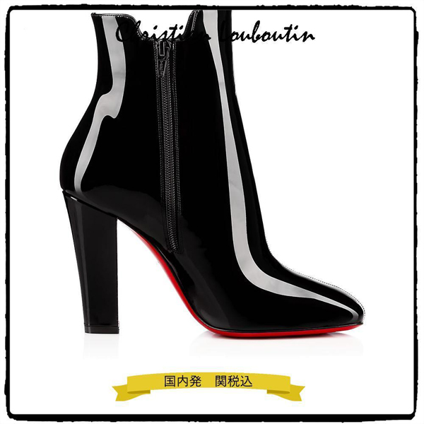 ルブタン 靴 コピー 国内発 関税込 Christian Louboutin ブーツ 100mm