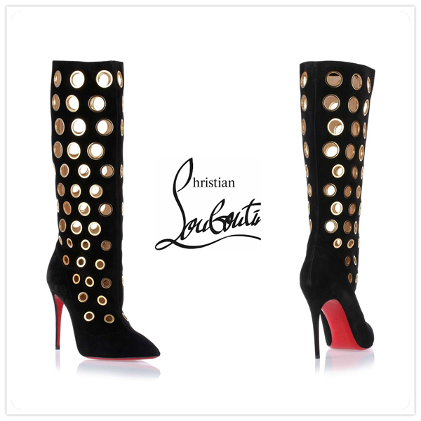 ルブタン 靴 コピー 新作♪◆Christian Louboutin◆Apolloboot スエードロングブーツ