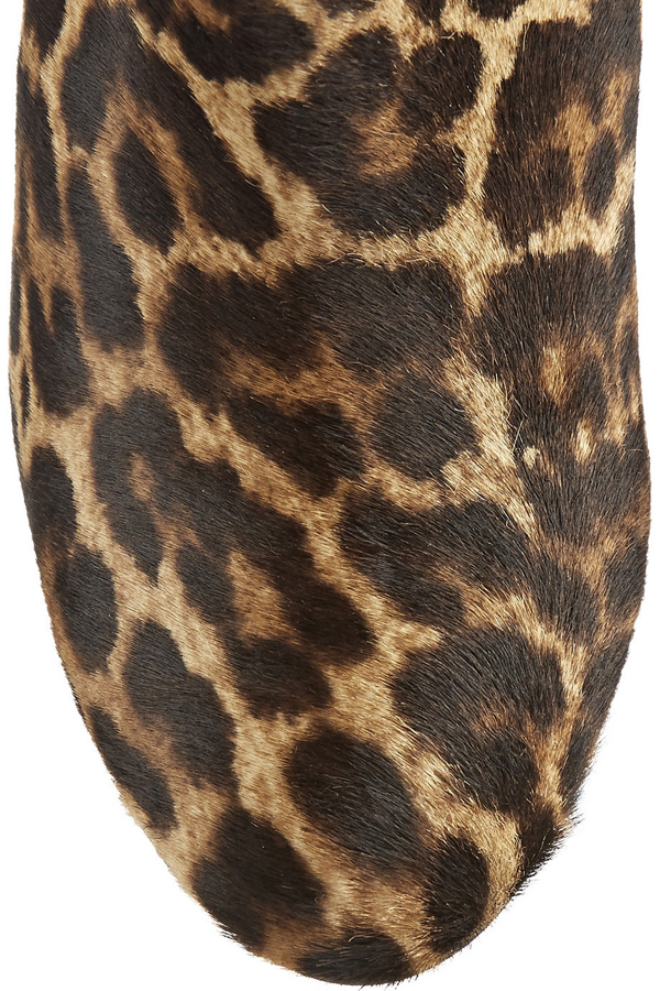 ルブタン 靴 コピー ☆Christian Louboutin☆Fifi 100レオパードアンクルブーツ/関送