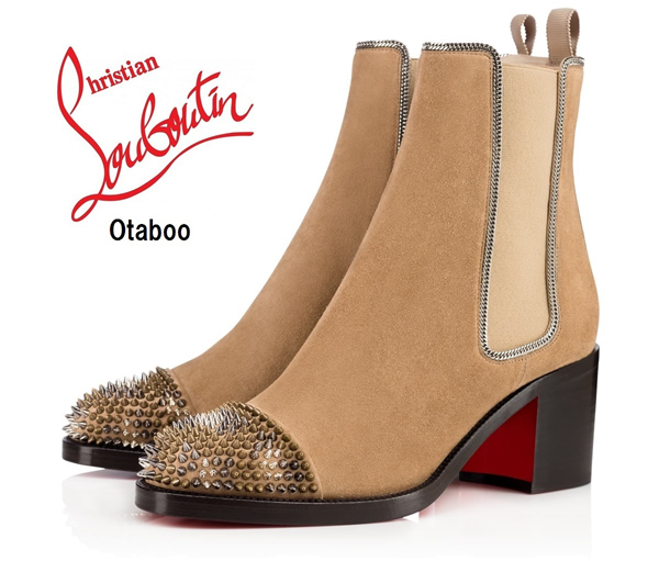 新入荷スパイクトウで格上げサイドゴアブーツ【ルブタン 靴 コピー 】Otaboo
