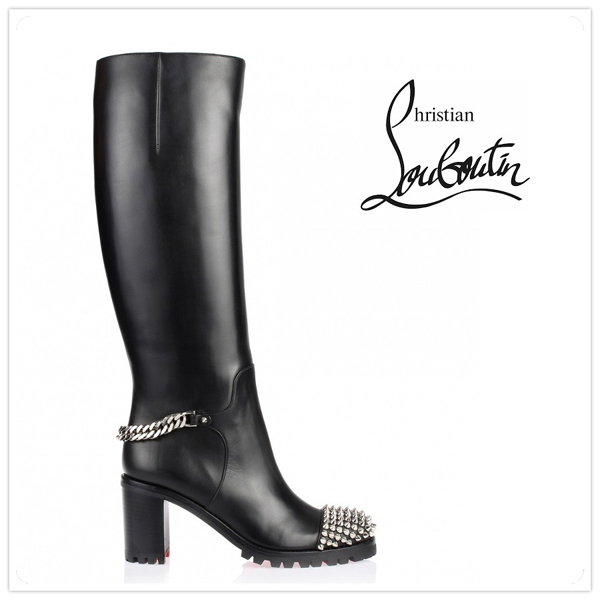 ルブタン 靴 コピー 16 SS★Christian Louboutin★Napaleona 70 spike bootブラック