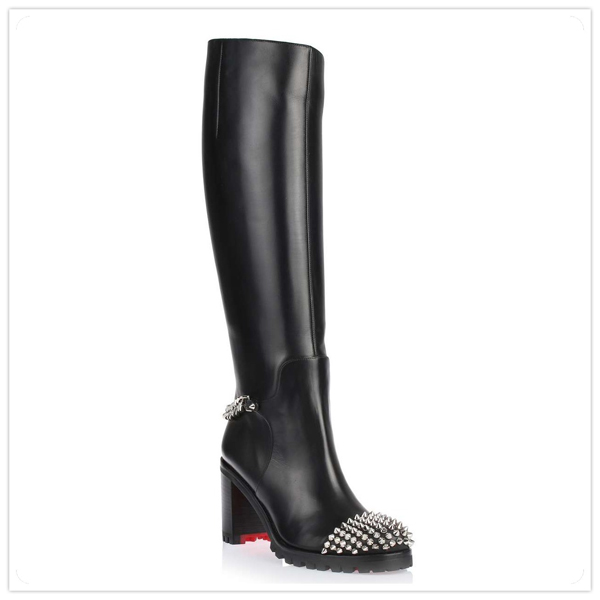 ルブタン 靴 コピー 16 SS★Christian Louboutin★Napaleona 70 spike bootブラック