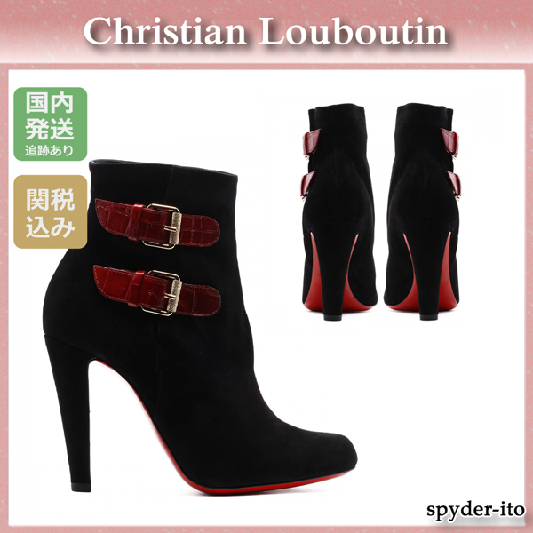 ルブタン 靴 コピー 送料/関税込【Christian Louboutin】Cavalitta ショートブーツ