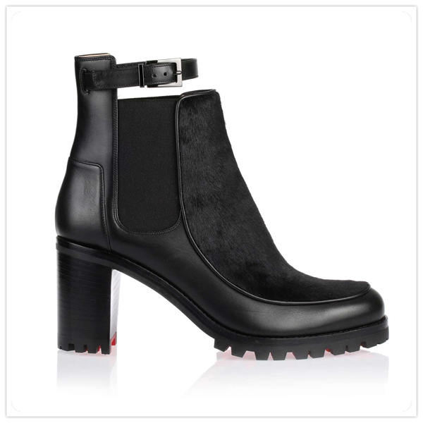16SS◆ルブタン 靴 コピー ◆Yetata 70 leather and pony ブーツ