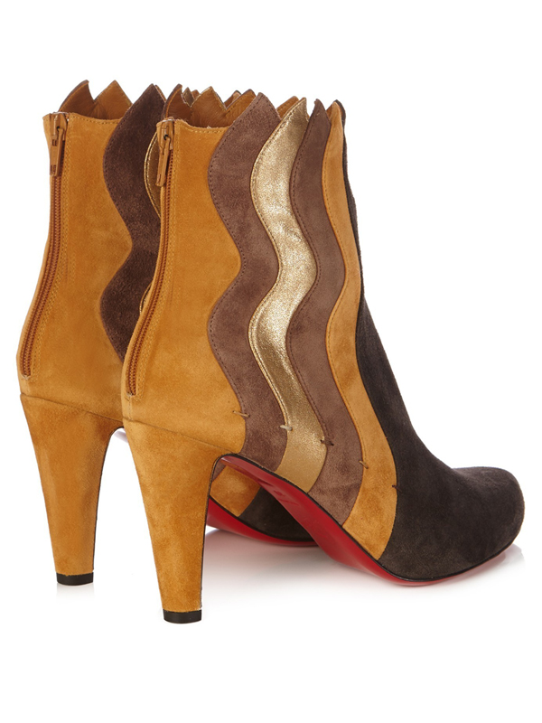 Christian Louboutin ルブタン 靴 コピー ★Wavy 100mm アンクルブーツ