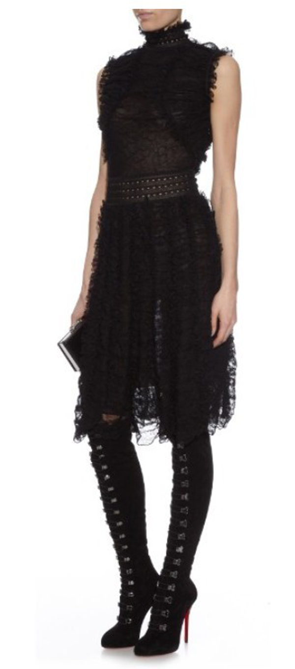 15AW [関税込] ルブタン 靴 コピー Top Croche 120 mm ニーハイブーツ