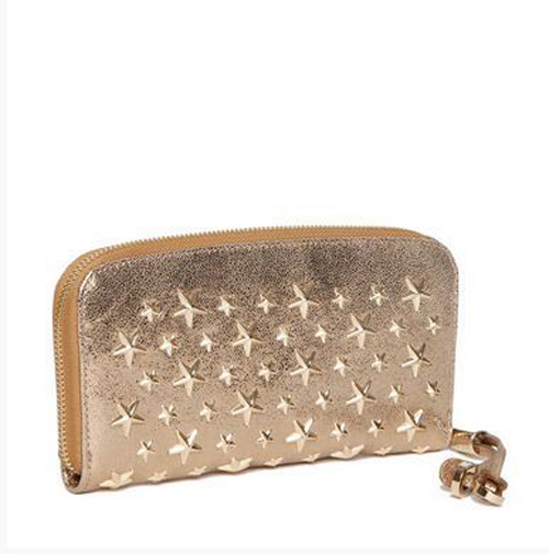 最新作ジミーチュウ財布スーパーコピー 【Jimmy Choo 】スタースタッズFILIPAGold jimmychoo36
