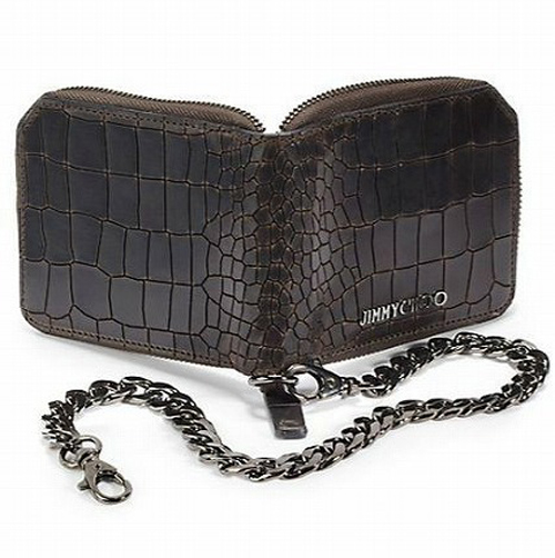 ジミーチュウ財布スーパーコピー Jimmy Choo Croc　Embossedチェーンウオレット jimmychoo35