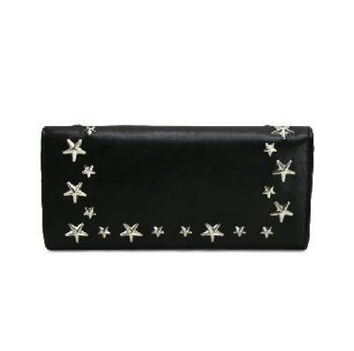 在庫限り ジミーチュウ財布スーパーコピー JIMMY CHOO【STAR STUDS】 NINO BLACK