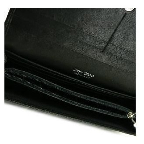 在庫限り ジミーチュウ財布スーパーコピー JIMMY CHOO【STAR STUDS】 NINO BLACK