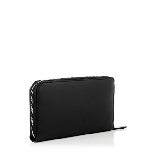 UK限定 ジミーチュウ財布スーパーコピー Jimmy Choo 長財布 CARNABY ブラックサフィアーノ 送関込 jimmychoo31