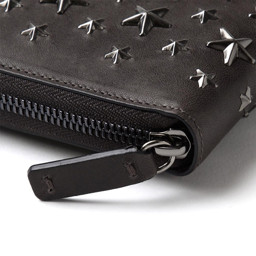 ジミーチュウ財布スーパーコピー JIMMY CHOO【carnaby】mink grey×ガンメタ jimmychoo27
