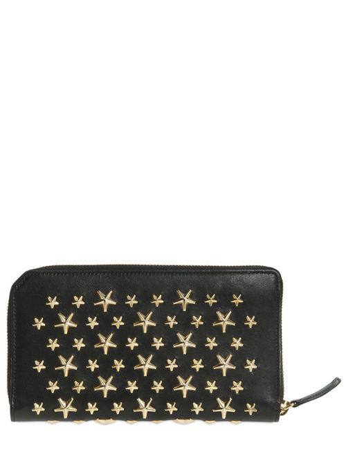 ジミーチュウ財布スーパーコピー Jimmy Choo 星スタッズラウンドジップ長財布 jimmychoo21