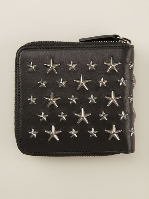 ジミーチュウ財布スーパーコピー Jimmy Choo★メンズ2つ折り財布LAWRENCE★星スタッズ jimmychoo16