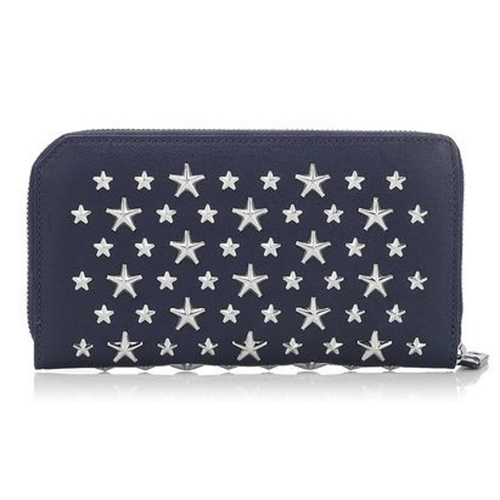 ジミーチュウ財布スーパーコピー 【JIMMY CHOO】 CARNABYスタースタッズ長財布 Navy jimmychoo13
