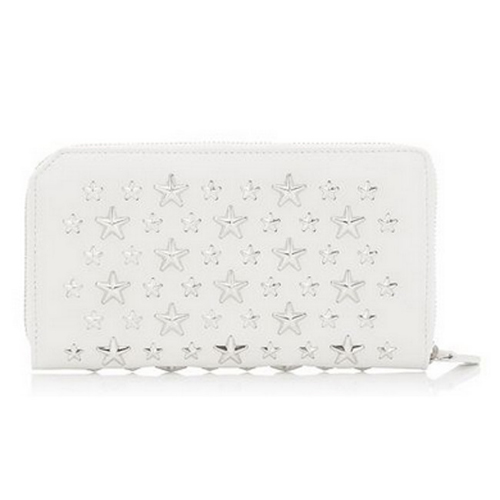 ジミーチュウ財布スーパーコピー 【JIMMY CHOO】 CARNABYスタースタッズ長財布 Chalk jimmychoo12
