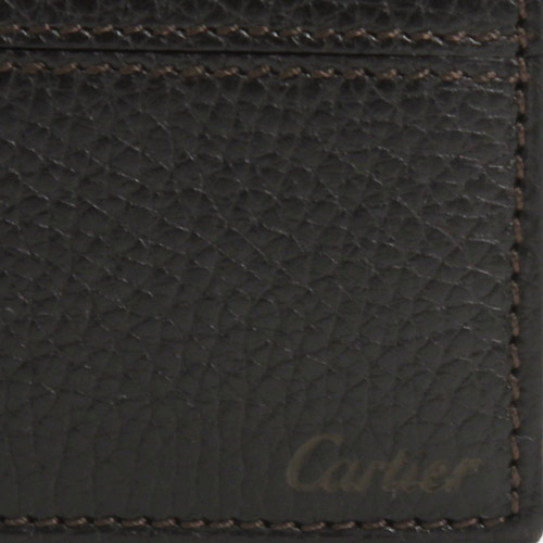 カルティエ スーパーコピー Cartier 二つ折財布 セリエ エボニー L3001159 メンズ レディース