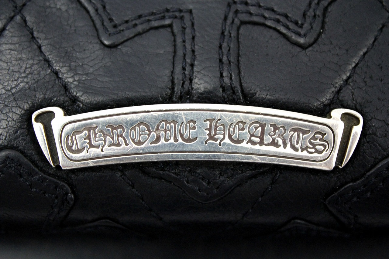 クロムハーツ 財布 コピー キルト/セメタリークロス/ラウンドファスナー財布/レックウォレットChromehearts 004