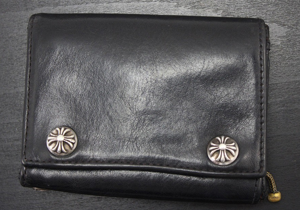 クロムハーツ 財布 コピー 3フォールド ウォレット/クロスボタン Chromehearts 005