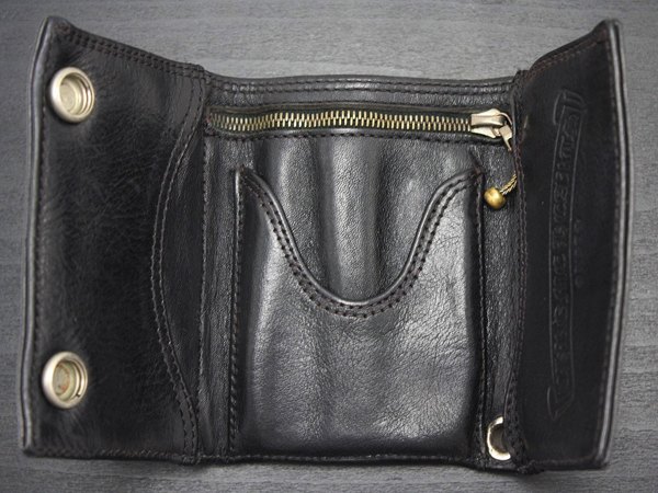 クロムハーツ 財布 コピー 3フォールド ウォレット/クロスボタン Chromehearts 005