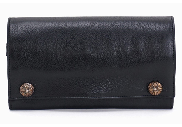 クロムハーツ 財布 コピー 定番レザーロングウオレット Chromehearts 010
