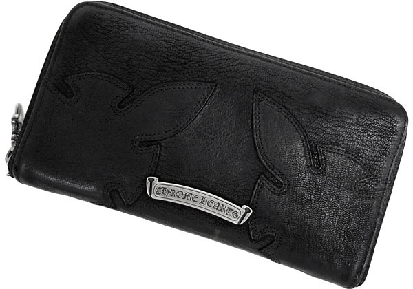 クロムハーツ 長財布 ダブルフレアニー ラウンドファスナー Chromehearts 015