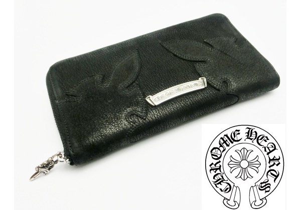 クロムハーツ 長財布 ダブルフレアニー ラウンドファスナー Chromehearts 015