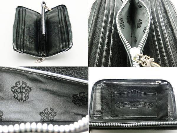 クロムハーツ 長財布 ダブルフレアニー ラウンドファスナー Chromehearts 015