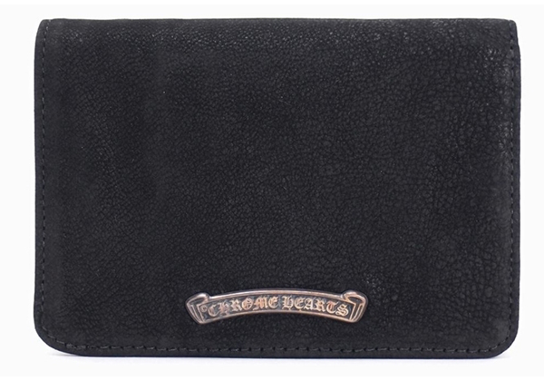クロムハーツ ミドル 財布 折りたたみ レザー ロゴ Chromehearts 016