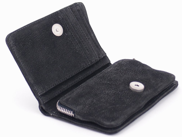 クロムハーツ ミドル 財布 折りたたみ レザー ロゴ Chromehearts 016