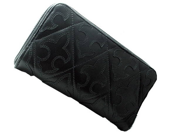 税込/クロムハーツ 長財布/REC F ZIP　♯2/フレア ブラック Chromehearts 031