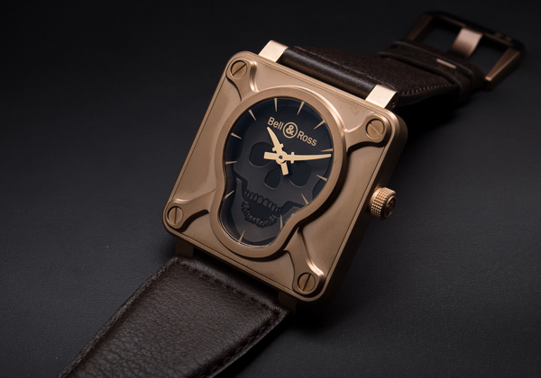 ベル＆ロススーパーコピーBELL&ROSS BR01 スカル ブロンズ リミテッド BR0192-SKULL-BR 