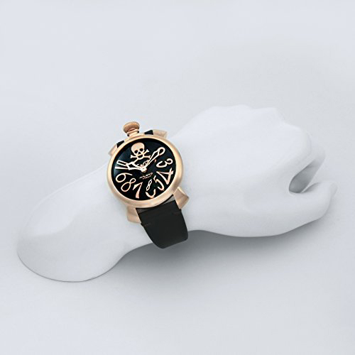 ガガミラノスーパーコピー (GAGA MILANO) MANUALE48mm ARTCOLLECTION 〔ブラック メンズ〕 5011ART01S-BRW