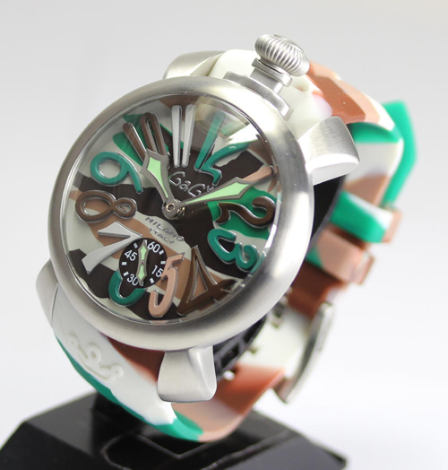 GAGA MILANO ガガミラノスーパーコピー 48MM - MANUALE　CAMOUFLAGE 時計 5010.18S
