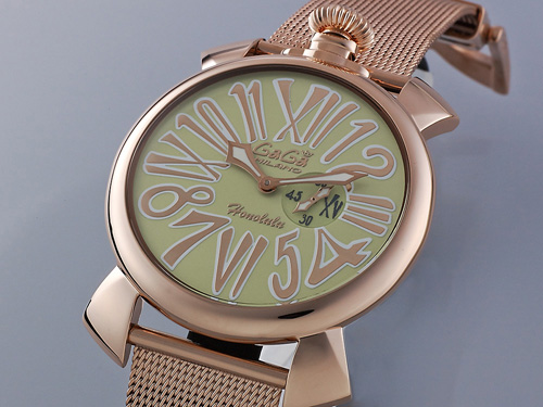 GAGA MILANO ガガミラノスーパーコピー SLIM 46mm ユニセックス 限定モデル 時計 5081.L.E.HO.3
