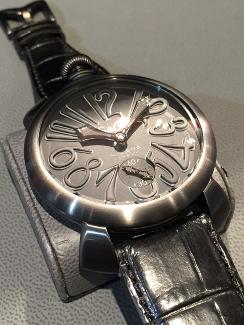 GAGA MILANO ガガミラノスーパーコピー SLIM 46MM - ブラックPVD 時計 ユニセックス 5086.2
