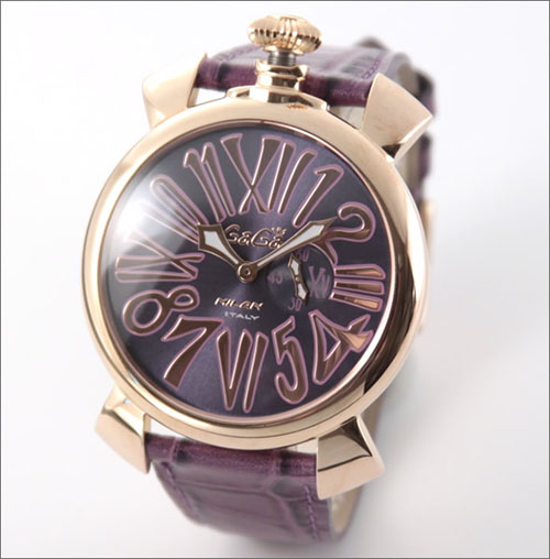 GAGA MILANO ガガミラノスーパーコピー SLIM 46MM - 18K PVD 時計 ユニセックス 5085.3