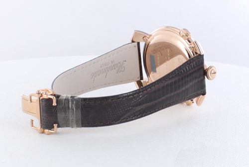 GAGA MILANO ガガミラノスーパーコピー THIN CHRONO 46MM 18ｋPGコーティング 時計 5098.03BW
