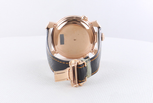 GAGA MILANO ガガミラノスーパーコピー THIN CHRONO 46MM 18ｋPGコーティング 時計 5098.02BW