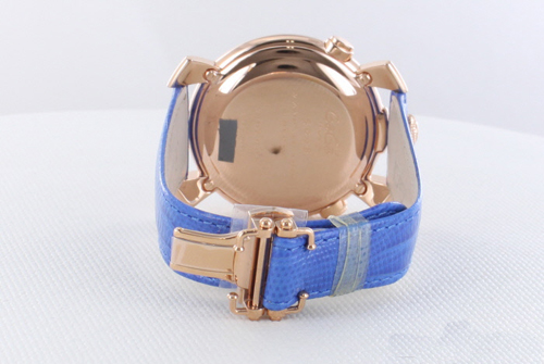 GAGA MILANO ガガミラノスーパーコピー THIN CHRONO 46MM 18ｋPGコーティング 時計 5098.01BT