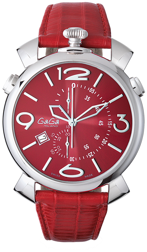 GAGA MILANO ガガミラノスーパーコピー THIN CHRONO 46MM ステンレス 時計 5097.04RD