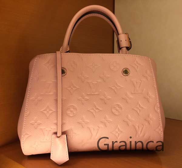 新作 Louis Vuitton ルイヴィトンバッグ スーパーコピー ★最新色 モンテーニュBB ROSE BALLERINE★2WAY M41199