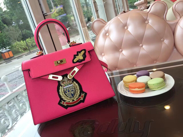 エルメスケリー コピー HERMES 20cm Kelly 内縫 エプソン ローズコンフェッティ Light Red